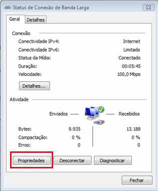 Você deve ver uma tela parecida com isso aí no seu Windows.